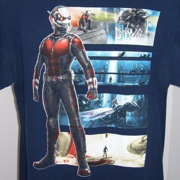 Marvel Ant-Man Graphic T-Shirt Large Movie Scenes - Picture 7 of 8